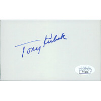 Tony Kubek New York Yankees Signed 3x5 Index Card JSA Authenticated Tony Kubek New York Yankees Signed 3x5 Index Card JSA Authenticated