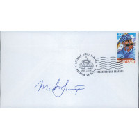 Mark Langston Anaheim Angels Signed First Day Issue Cachet JSA Authenticated