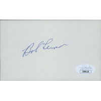 Bob Lemon Cleveland Indians Signed 3x5 Index Card JSA Authenticated Bob Lemon Cleveland Indians Signed 3x5 Index Card JSA Authenticated