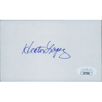 Hector Lopez New York Yankees Signed 3x5 Index Card JSA Authenticated Hector Lopez New York Yankees Signed 3x5 Index Card JSA Authenticated