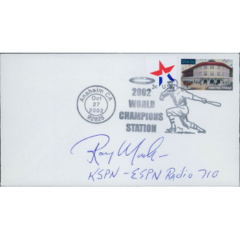 Rory Markas Angels Sportscaster Signed First Day Issue Cachet JSA Authenticated Rory Markas Angels Sportscaster Signed First Day Issue Cachet JSA Authenticated