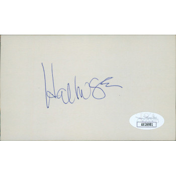 Hal McRae Kansas City Royals Signed 3x5 Index Card JSA Authenticated