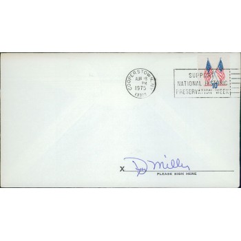 Dyar Miller California Angels Signed First Day Issue Cachet JSA Authenticated