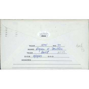 Dyar Miller California Angels Signed First Day Issue Cachet JSA Authenticated