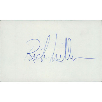 Rick Miller Boston Red Sox Signed 3x5 Index Card PSA Authenticated