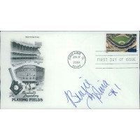 Bengie Molina Anaheim Angels Signed First Day Issue Cachet JSA Authenticated