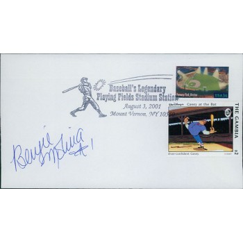 Bengie Molina Anaheim Angels Signed First Day Issue Cachet JSA Authenticated