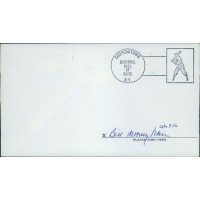 Bill Mooneyham Oakland Athletics Signed First Day Issue Cachet JSA Authenticated