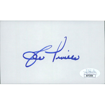 Lou Piniella New York Yankees Signed 3x5 Index Card JSA Authenticated Lou Piniella New York Yankees Signed 3x5 Index Card JSA Authenticated