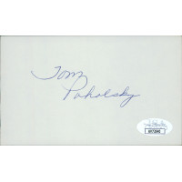 Tom Poholsky St. Louis Cardinals Signed 3x5 Index Card JSA Authenticated Tom Poholsky St. Louis Cardinals Signed 3x5 Index Card JSA Authenticated