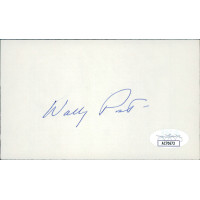 Wally Post Cincinnati Reds Signed 3x5 Index Card JSA Authenticated Wally Post Cincinnati Reds Signed 3x5 Index Card JSA Authenticated