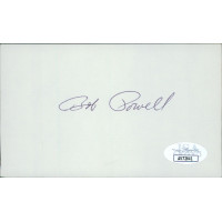 Bob Powell Chicago White Sox Signed 3x5 Index Card JSA Authenticated Bob Powell Chicago White Sox Signed 3x5 Index Card JSA Authenticated