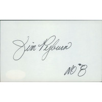 Jim Pyburn Baltimore Orioles Signed 3x5 Index Card JSA Authenticated Jim Pyburn Baltimore Orioles Signed 3x5 Index Card JSA Authenticated