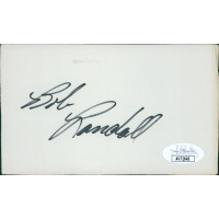 Bob Randall Minnesota Twins Signed 3x5 Index Card JSA Authenticated Bob Randall Minnesota Twins Signed 3x5 Index Card JSA Authenticated