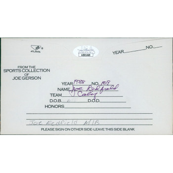 Joe Redfield California Angels Signed First Day Issue Cachet JSA Authenticated Joe Redfield California Angels Signed First Day Issue Cachet JSA Authenticated