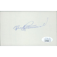 Merv Rettenmund Baltimore Orioles Signed 3x5 Index Card JSA Authenticated
