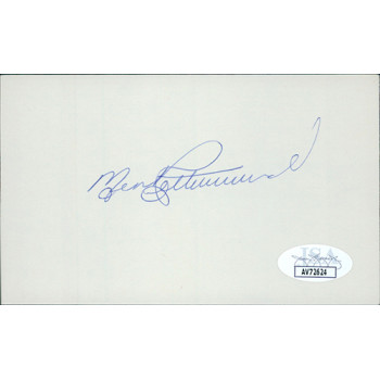Merv Rettenmund Baltimore Orioles Signed 3x5 Index Card JSA Authenticated Merv Rettenmund Baltimore Orioles Signed 3x5 Index Card JSA Authenticated