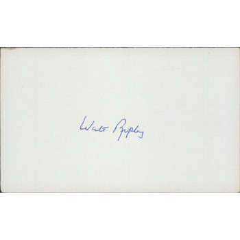Walt Ripley Boston Red Sox Signed 3x5 Index Card PSA Authenticated Walt Ripley Boston Red Sox Signed 3x5 Index Card PSA Authenticated