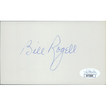 Bill Rogell Detroit Tigers Signed 3x5 Index Card JSA Authenticated Bill Rogell Detroit Tigers Signed 3x5 Index Card JSA Authenticated