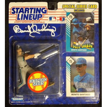 Benito Santiago Florida Marlins Signed 1993 Starting Lineup JSA Authenticated