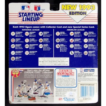 Benito Santiago Florida Marlins Signed 1993 Starting Lineup JSA Authenticated