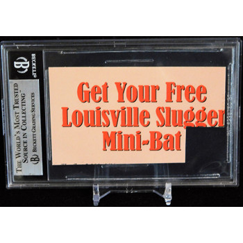 Joe B. Scott Negro Leagues Baseball Player Signed Cut Beckett Authenticated BAS