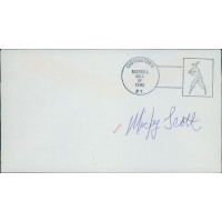 Mickey Scott California Angels Signed First Day Issue Cachet JSA Authenticated