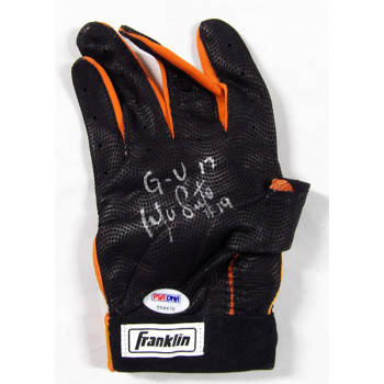 Marco Scutaro SF Giants Signed Game Used Batting Glove PSA Authenticated