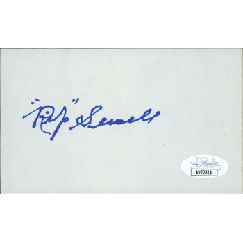 Rip Sewell Pittsburgh Pirates Signed 3x5 Index Card JSA Authenticated