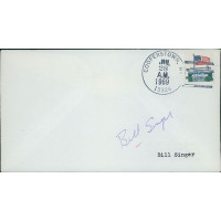 Bill Singer Los Angeles Dodgers Signed First Day Issue Cachet JSA Authenticated Bill Singer Los Angeles Dodgers Signed First Day Issue Cachet JSA Authenticated