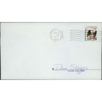 Dave Skaggs Baltimore Orioles Signed First Day Issue Cachet JSA Authenticated