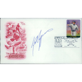 Scott Spiezio Anaheim Angels Signed First Day Issue Cachet JSA Authenticated