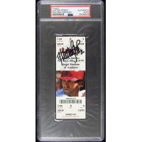 Huston Street Oakland Athletics Signed Game Ticket PSA Authenticated