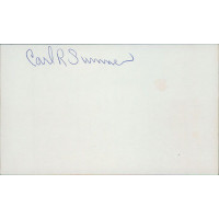 Carl Sumner Boston Red Sox Signed 3x5 Index Card PSA Authenticated Carl Sumner Boston Red Sox Signed 3x5 Index Card PSA Authenticated