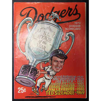 Don Sutton Los Angeles Dodgers Signed Sticker Affixed to Scorecard JSA Authentic