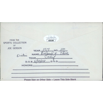 Dickie Thon California Angels Signed First Day Issue Cachet JSA Authenticated Dickie Thon California Angels Signed First Day Issue Cachet JSA Authenticated