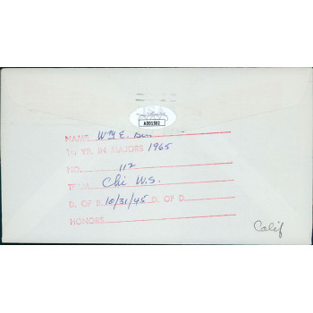 Bill Voss California Angels Signed First Day Issue Cachet JSA Authenticated Bill Voss California Angels Signed First Day Issue Cachet JSA Authenticated