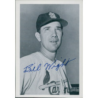 Bill Wight St. Louis Cardinals 3.25x4.75 Postcard JSA Authenticated Bill Wight St. Louis Cardinals 3.25x4.75 Postcard JSA Authenticated