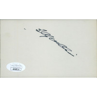 Billy Williams Chicago Cubs Signed 3x5 Index Card JSA Authenticated Billy Williams Chicago Cubs Signed 3x5 Index Card JSA Authenticated