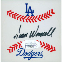 Todd Worrell Los Angeles Dodgers Signed 3 inch Baseball Sticker JSA Authentic Todd Worrell Los Angeles Dodgers Signed 3 inch Baseball Sticker JSA Authentic