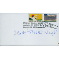 Clyde Wright California Angels Signed First Day Issue Cachet JSA Authenticated Clyde Wright California Angels Signed First Day Issue Cachet JSA Authenticated