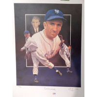 Carl Hubbell Signed Limited Edition Christopher Peluso Lithograph PSA Authenticated Carl Hubbell Signed Limited Edition Christopher Peluso Lithograph PSA Authenticated