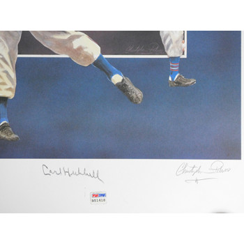 Carl Hubbell Signed Limited Edition Christopher Peluso Lithograph PSA Authenticated