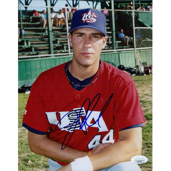J. P. Arencibia Team USA Signed 8x10 Glossy Photo JSA Authenticated