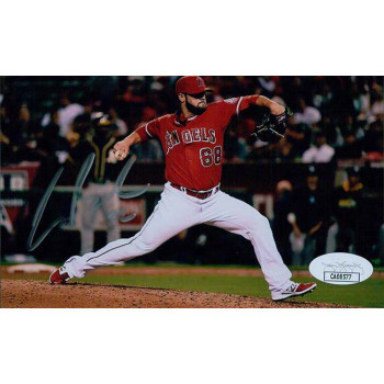 Cam Bedrosian Los Angeles Angels Signed 4x6 Glossy Photo JSA Authenticated