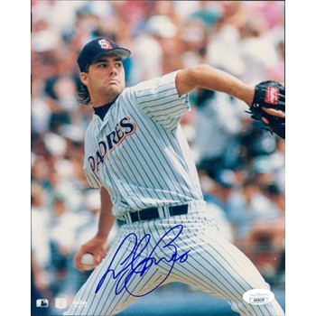 Andy Benes San Diego Padres Signed 8x10 Glossy Photo JSA Authenticated