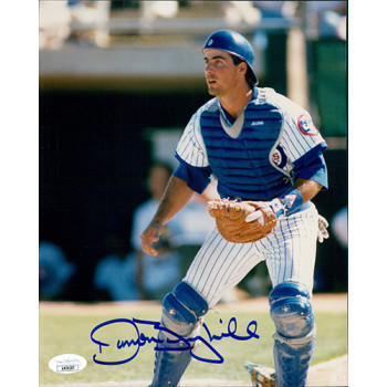 Damon Berryhill Chicago Cubs Signed 8x10 Glossy Photo JSA Authenticated Damon Berryhill Chicago Cubs Signed 8x10 Glossy Photo JSA Authenticated