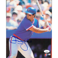 Damon Berryhill Chicago Cubs Signed 8x10 Cardstock Photo JSA Authenticated Damon Berryhill Chicago Cubs Signed 8x10 Cardstock Photo JSA Authenticated