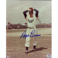 Ralph Branca Signed Brooklyn Dodgers Official MLB Baseball 8x10 Photo PSA Authenticated Ralph Branca Signed Brooklyn Dodgers Official MLB Baseball 8x10 Photo PSA Authenticated