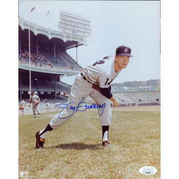 Jim Bunning Detroit Tigers Signed 8x10 Glossy Photo JSA Authenticated Jim Bunning Detroit Tigers Signed 8x10 Glossy Photo JSA Authenticated